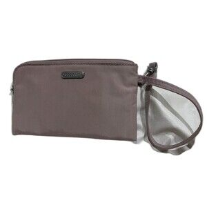 NWOT Baggallini RFID Wristlet Pink Champagne Phone Wallet Wristlet Carry Along